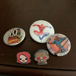marvel pin set